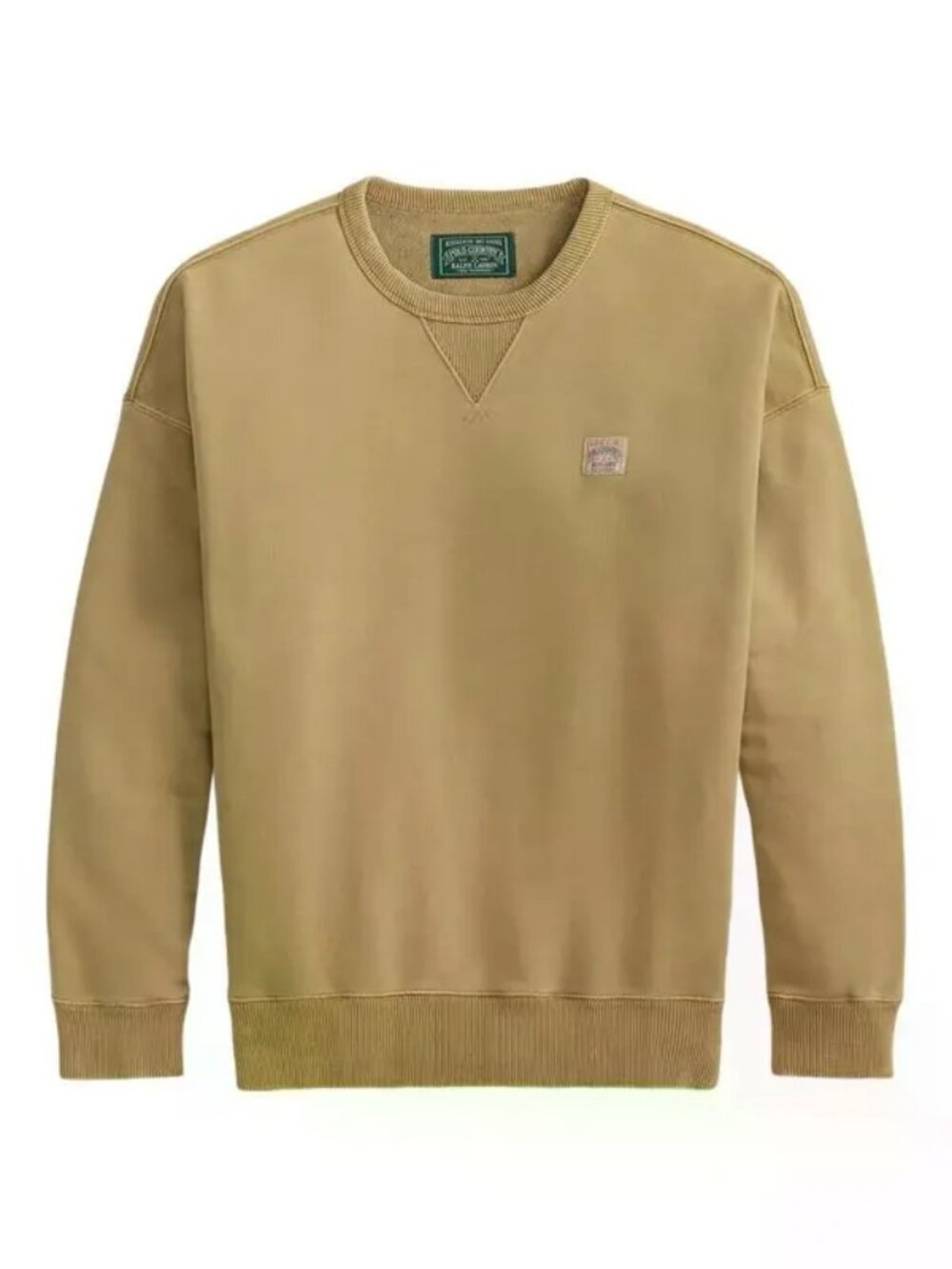 NWT Polo Ralph Lauren Men's Crew-Neck Sweatshirt Khaki Size S